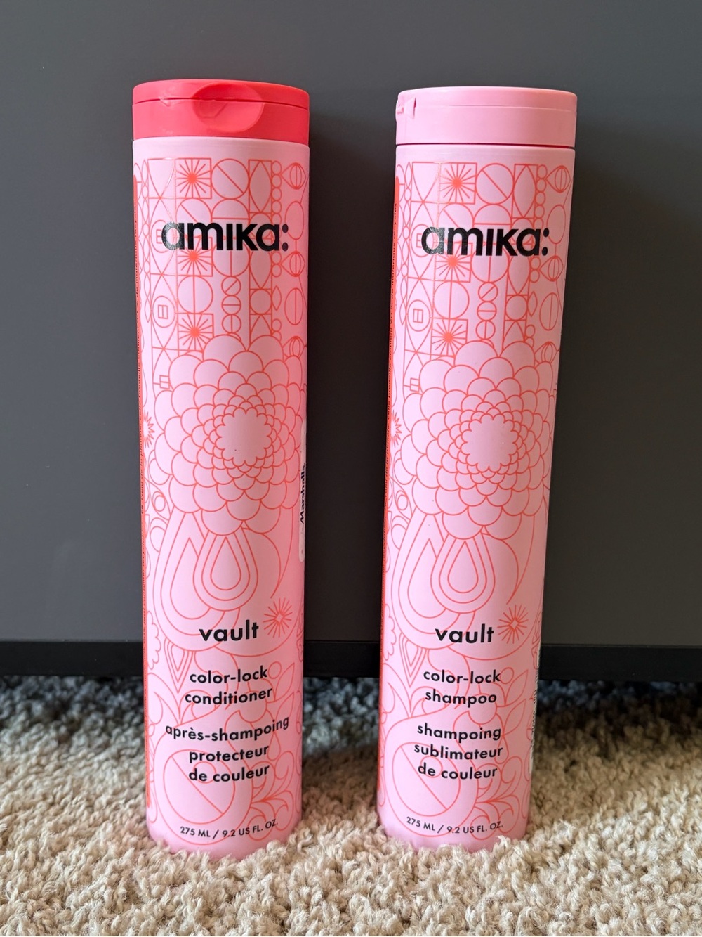 amika Vault Color-Lock Shampoo & Conditioner Set - Pink